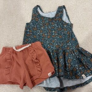 Lulu + Roo (now Little Road Co) Ruffle Pedal Shorts and Peplu